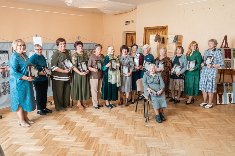 Bebrenes cimda kataloga atklāšanas pasākums - dalībnieces