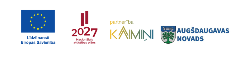 Logo josla Līdzfinansē ES, 2027 att.plāns, Kaimiņi, Augšdaugavas novads