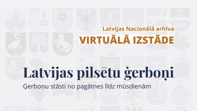 Informatīvs plakāts par LNA virtuālo izstādi