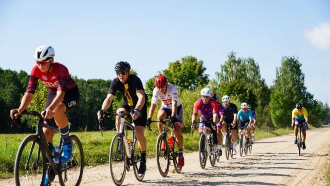 Ilūkstes velo maratona dalībnieki