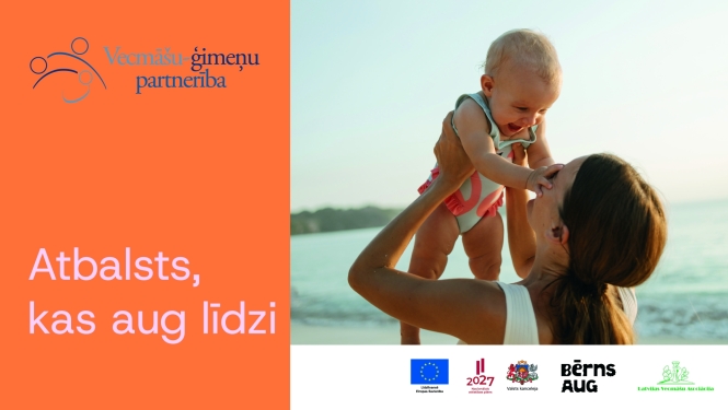 atbalsts, kas aug līdzi