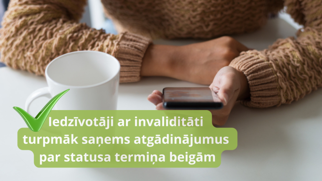 paziņojums personām ar invaliditāti