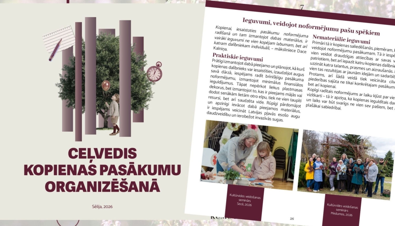 Kolāža_Ceļvedis kopienas pasākumu organizēšanā