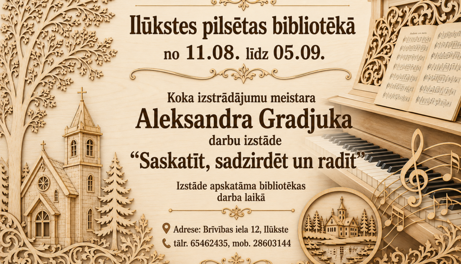 Izstādes afiša mājaslapai