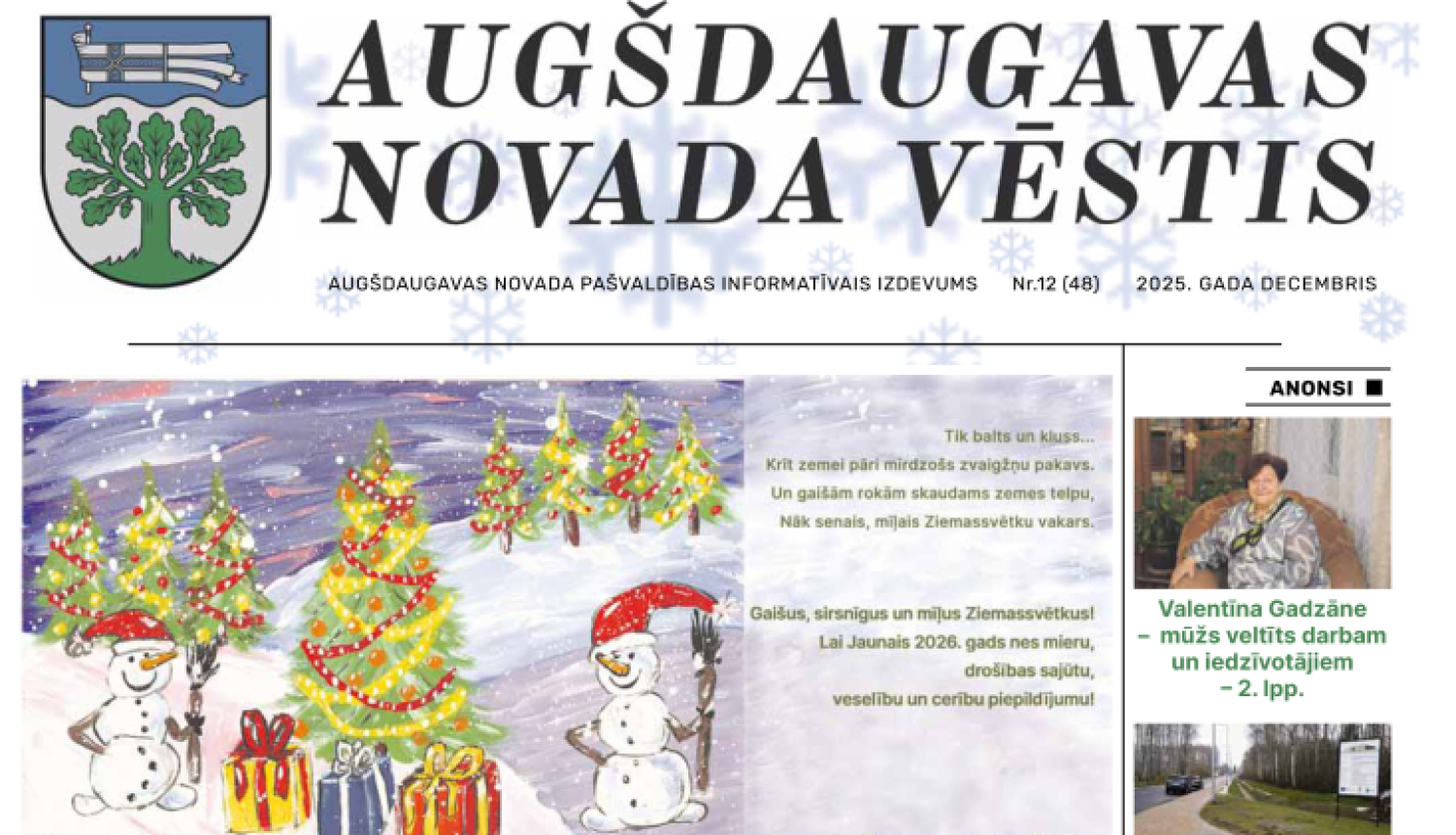 avīze decembris
