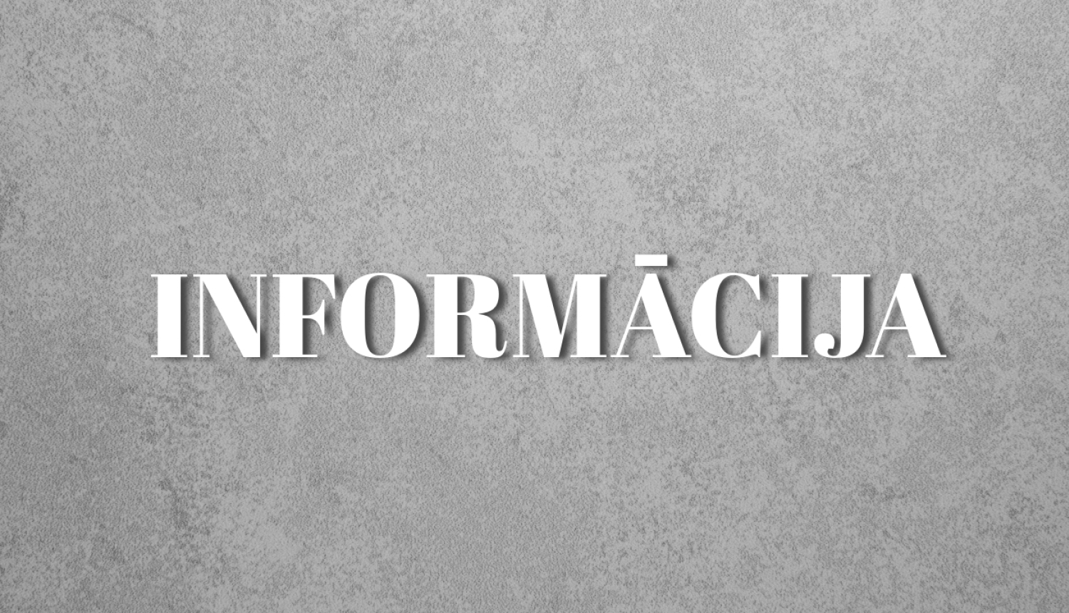 Informācija