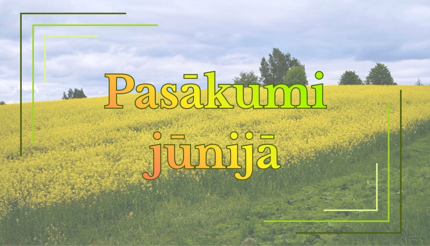 Pasākumi