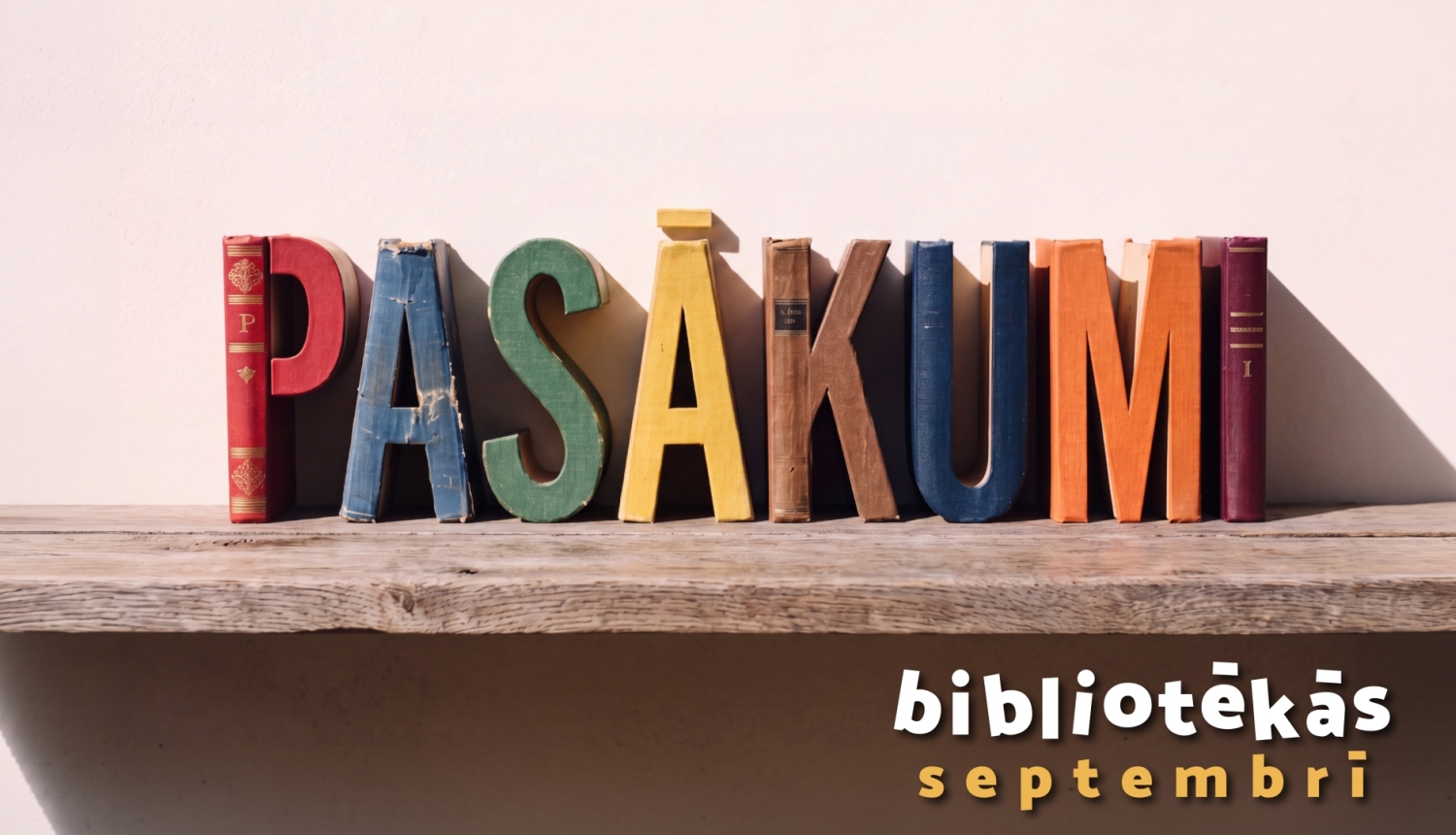 Pasākumi bibliotēkās septembrī