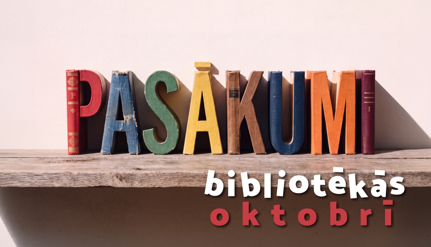 Pasākumi novada bibliotēkās oktobrī