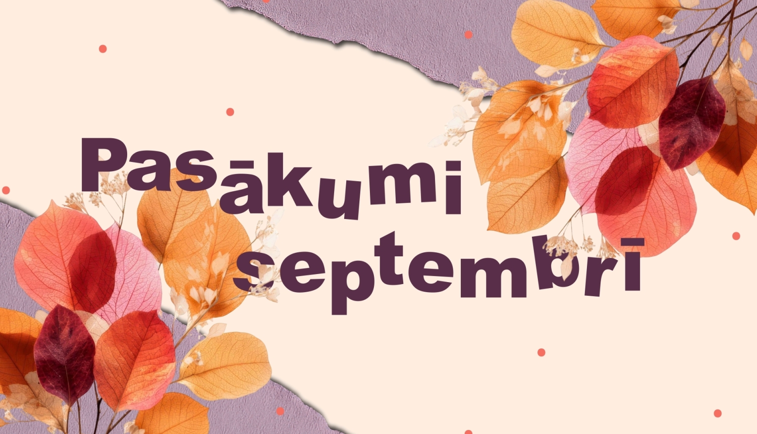 Pasākumi septembrī