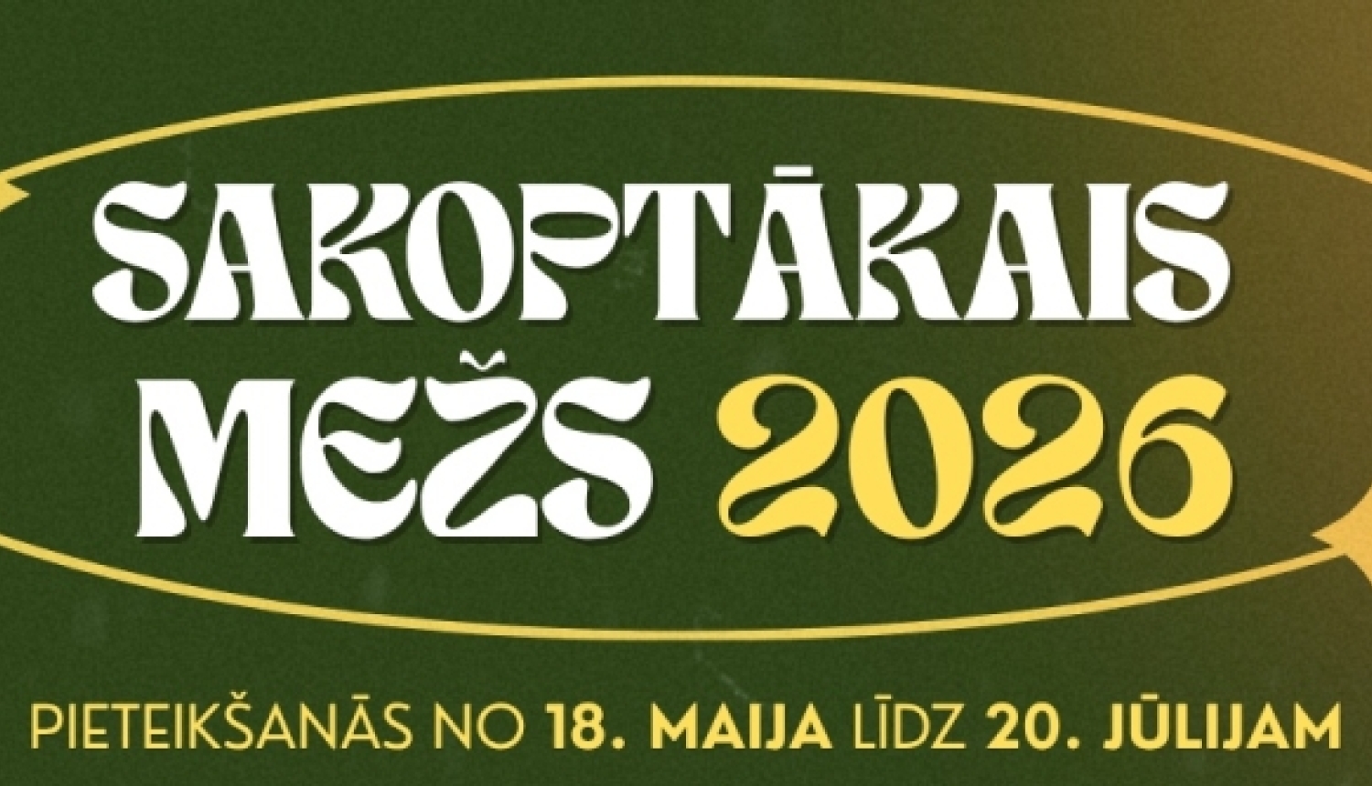 Sakoptākais mežs afiša
