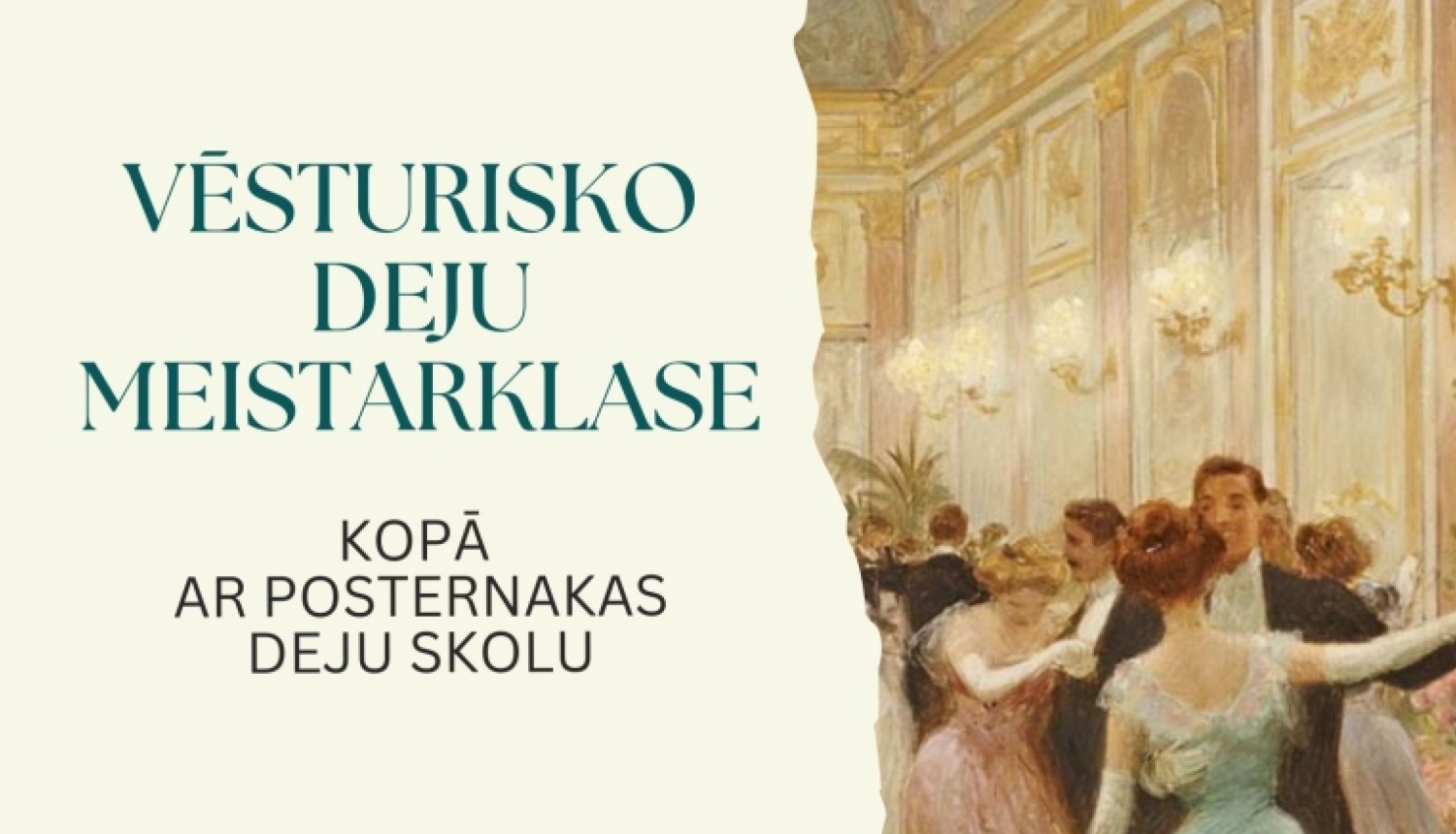 Vēsturisko deju meistarklases afiša