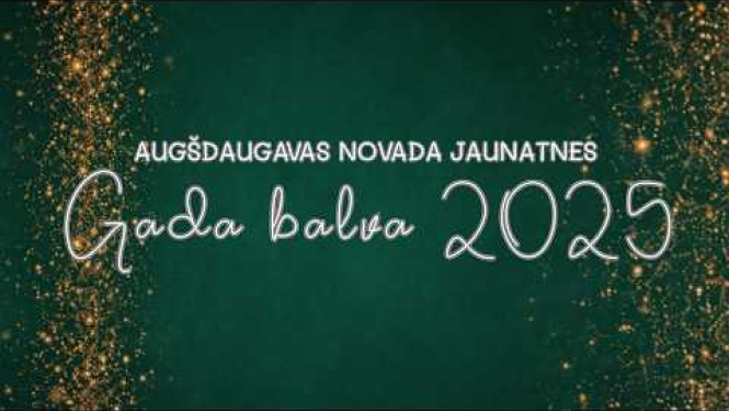 Augšdaugavas novada jaunatnes "Gada balva 2025"