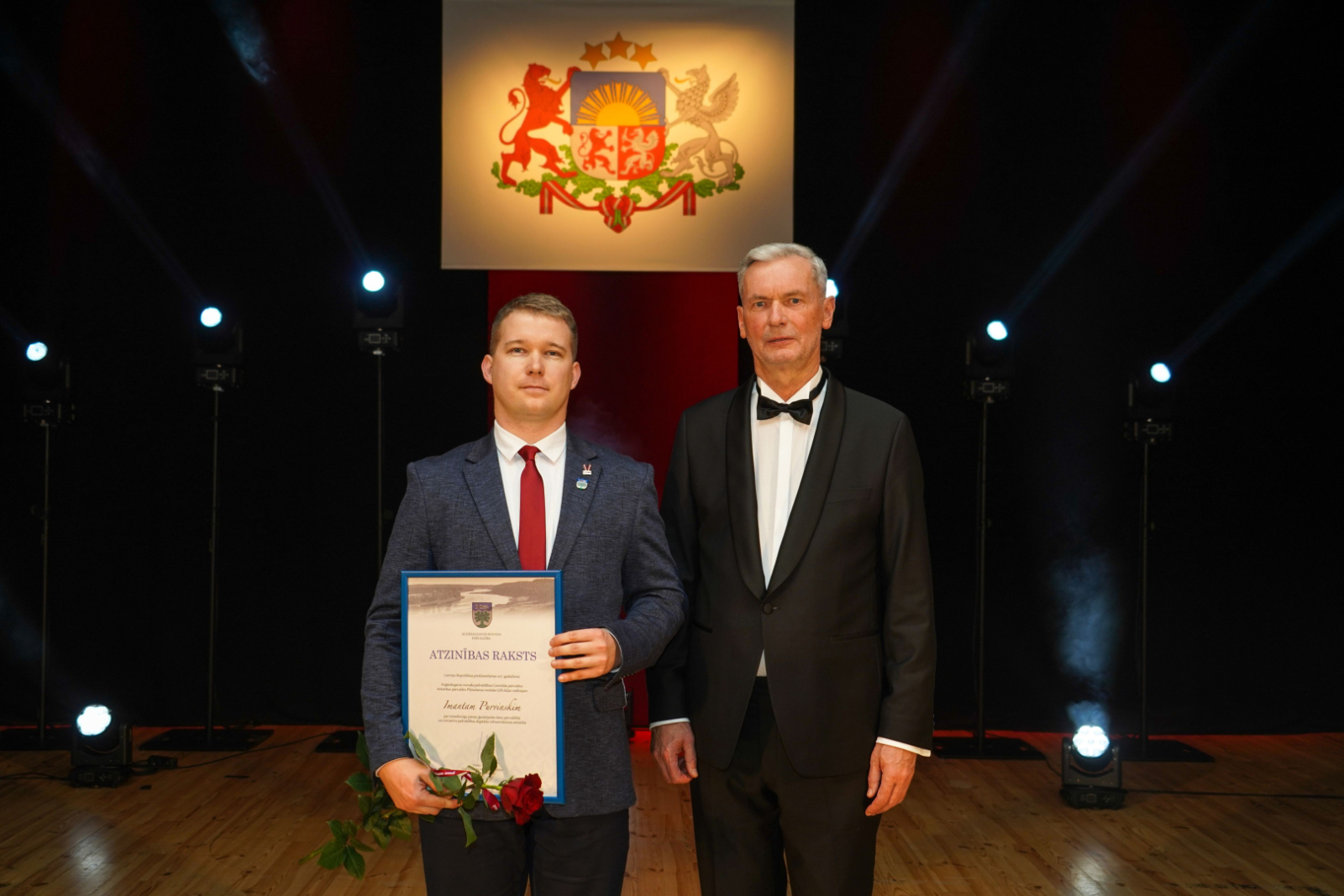 Atzinības rakstu šogad saņēma Augšdaugavas novada pašvaldības Centrālās pārvaldes Plānošanas nodaļas ĢIS daļas vadītājs Imants Purvinskis