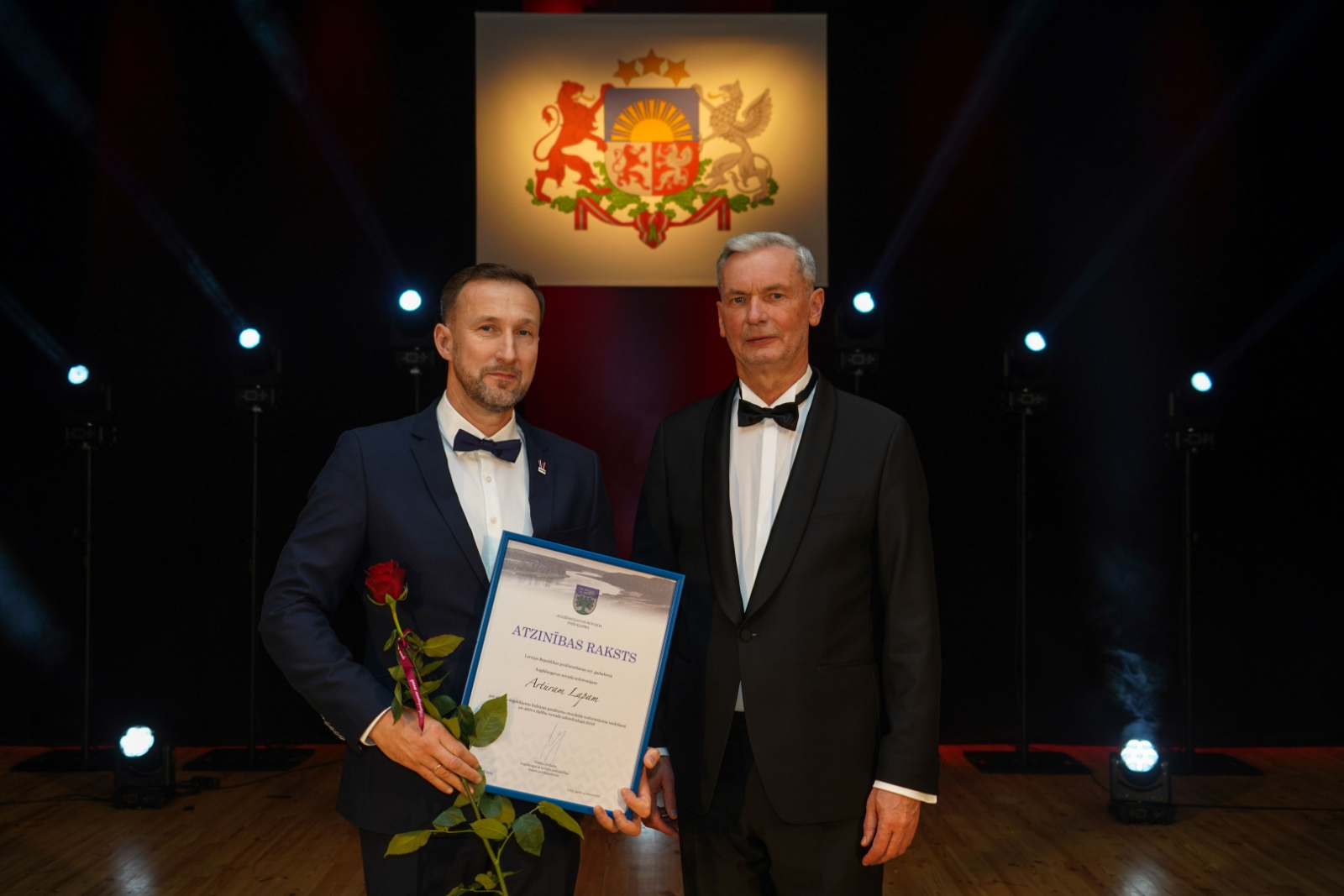 Atzinības rakstu šogad saņēma Augšdaugavas novada iedzīvotājs Artūrs Lapa