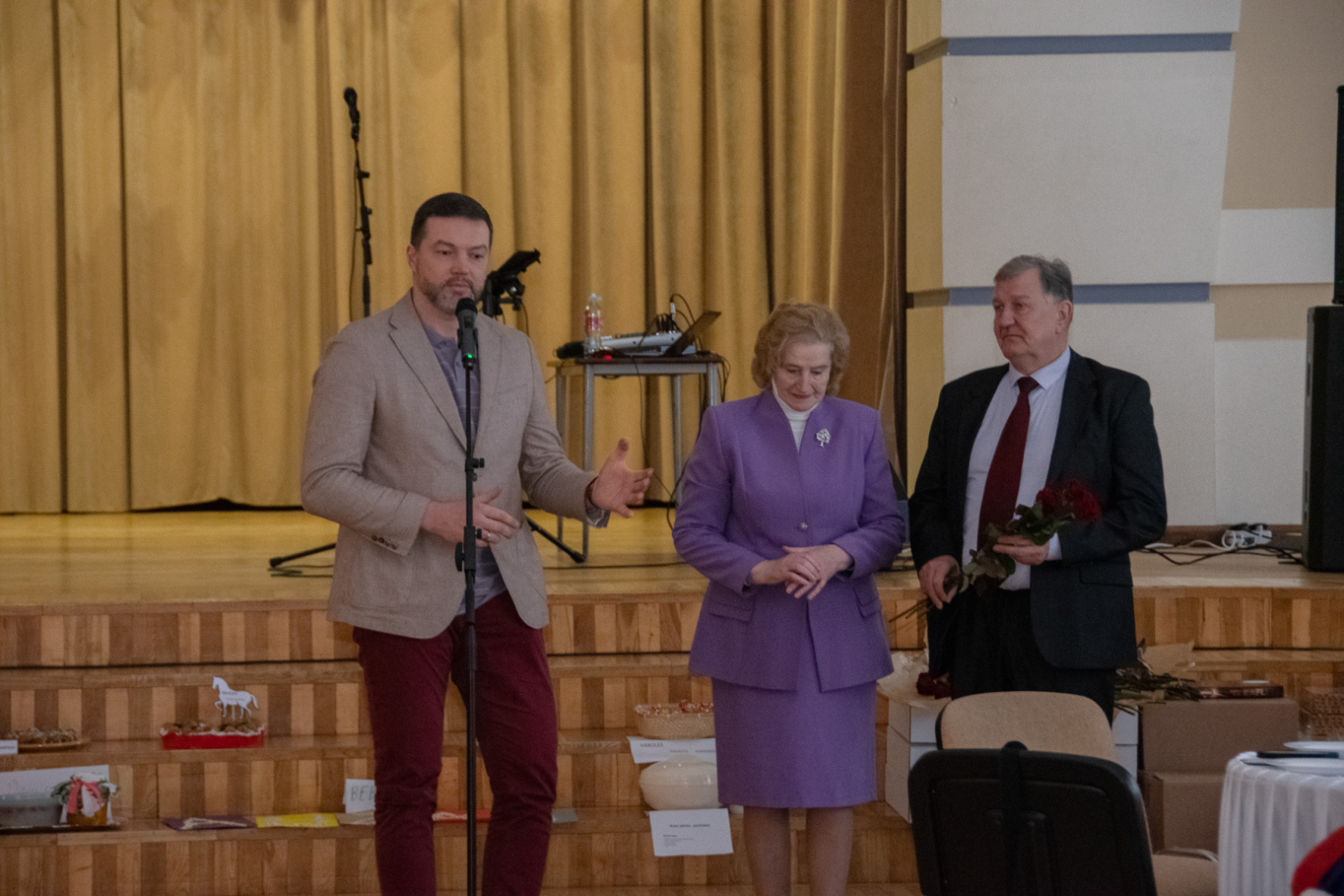 Anna Jegorova, Pēteris Dzalbe, Valdis Miltiņš