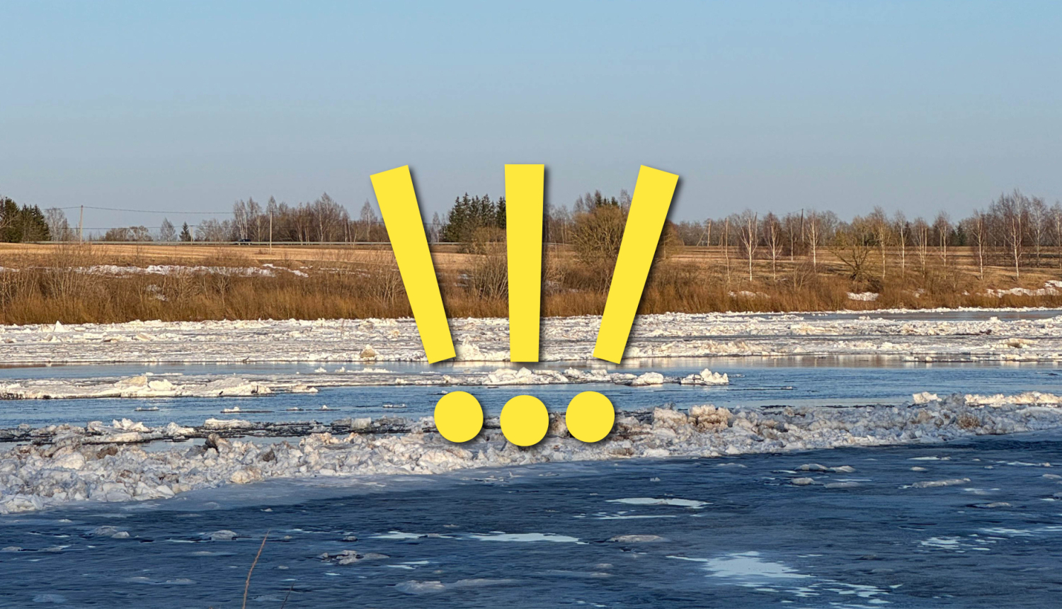 Daugavā ledus iešana