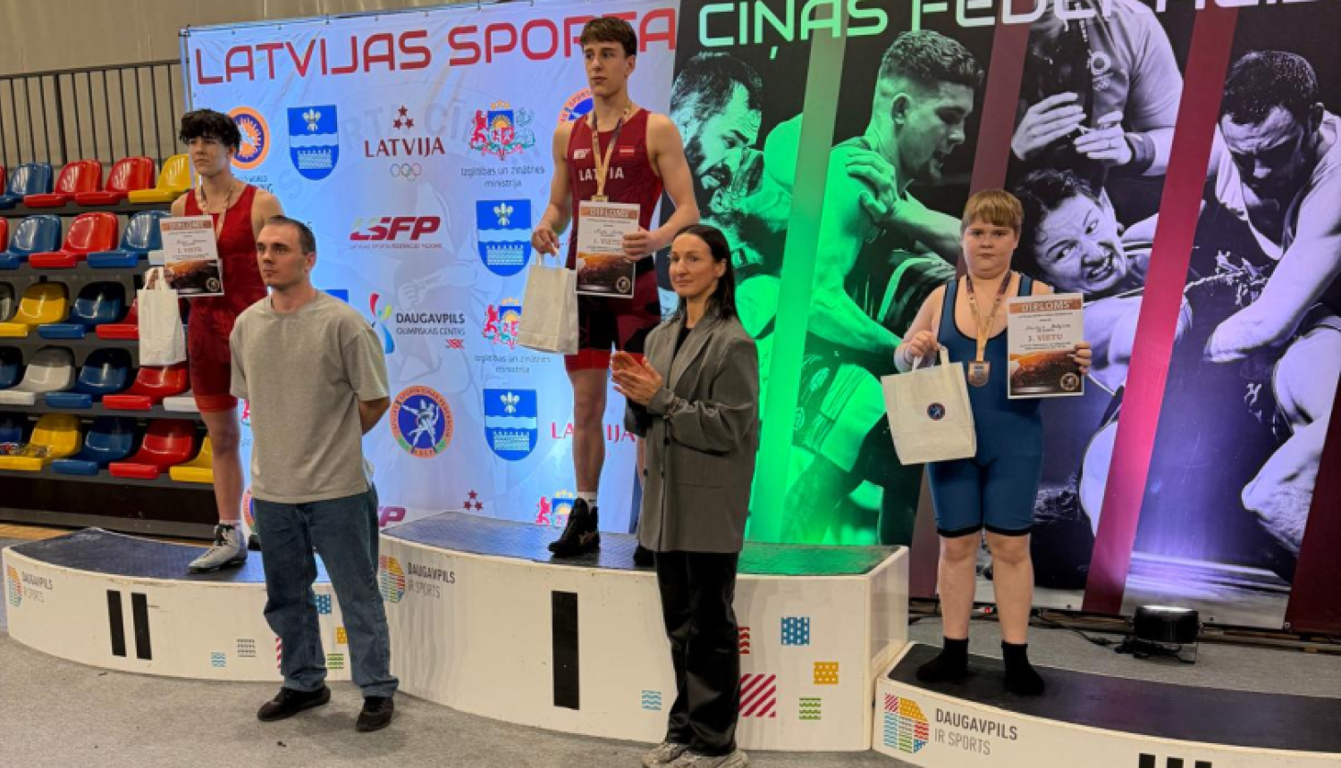 Apbalvotie sportisti