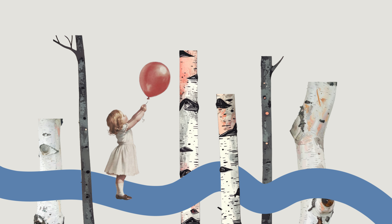 Meitene tura rokās balonu, iet pa ceļu