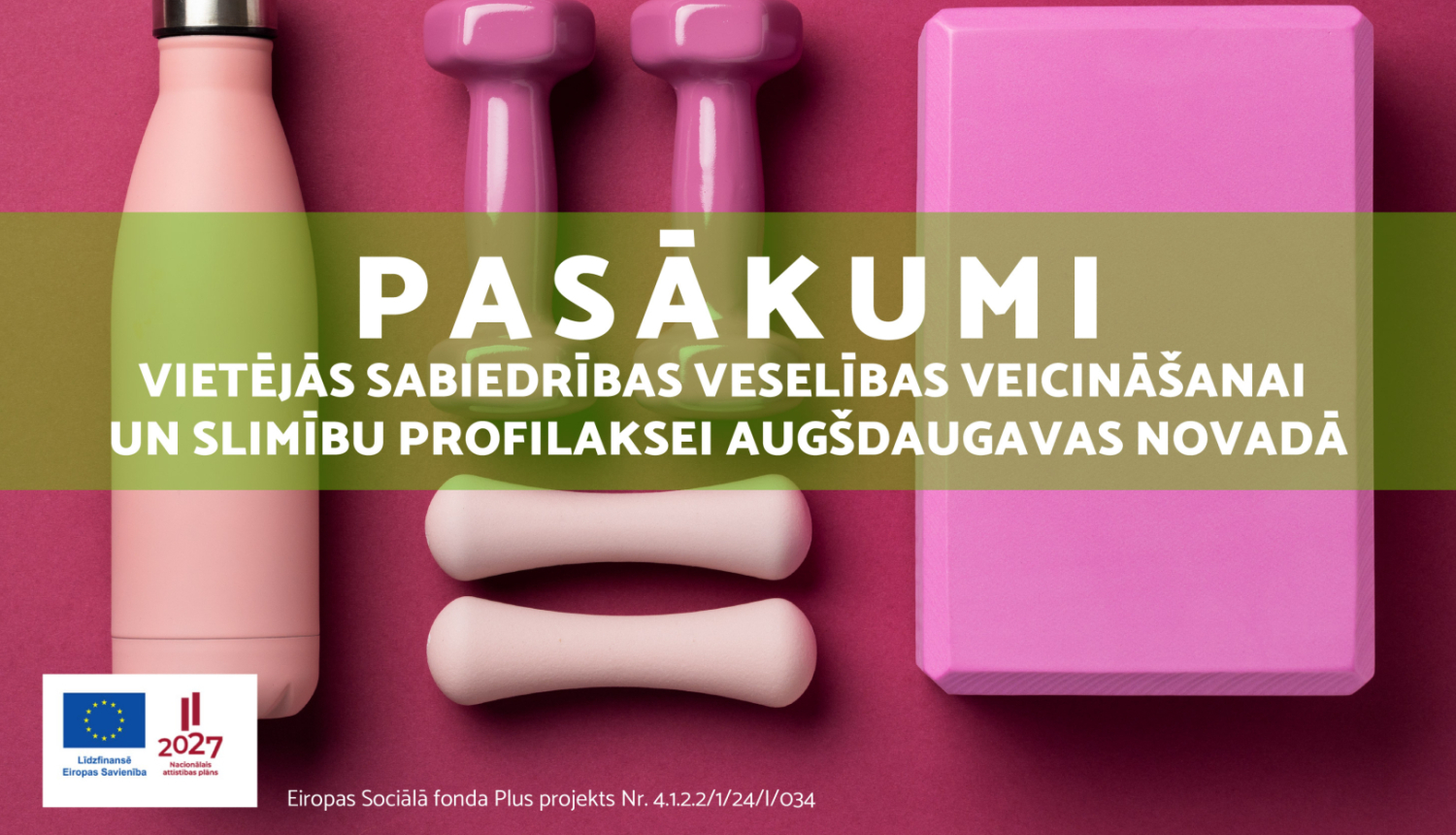 Veselības veicināšanas projekta vizuālis